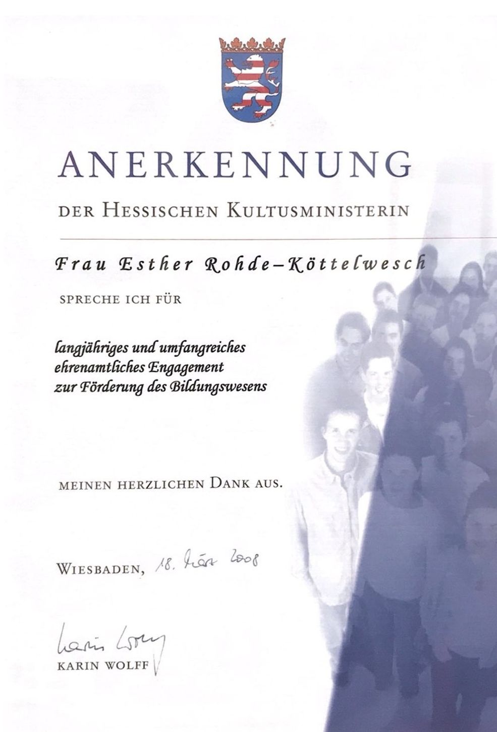 Anerkennung